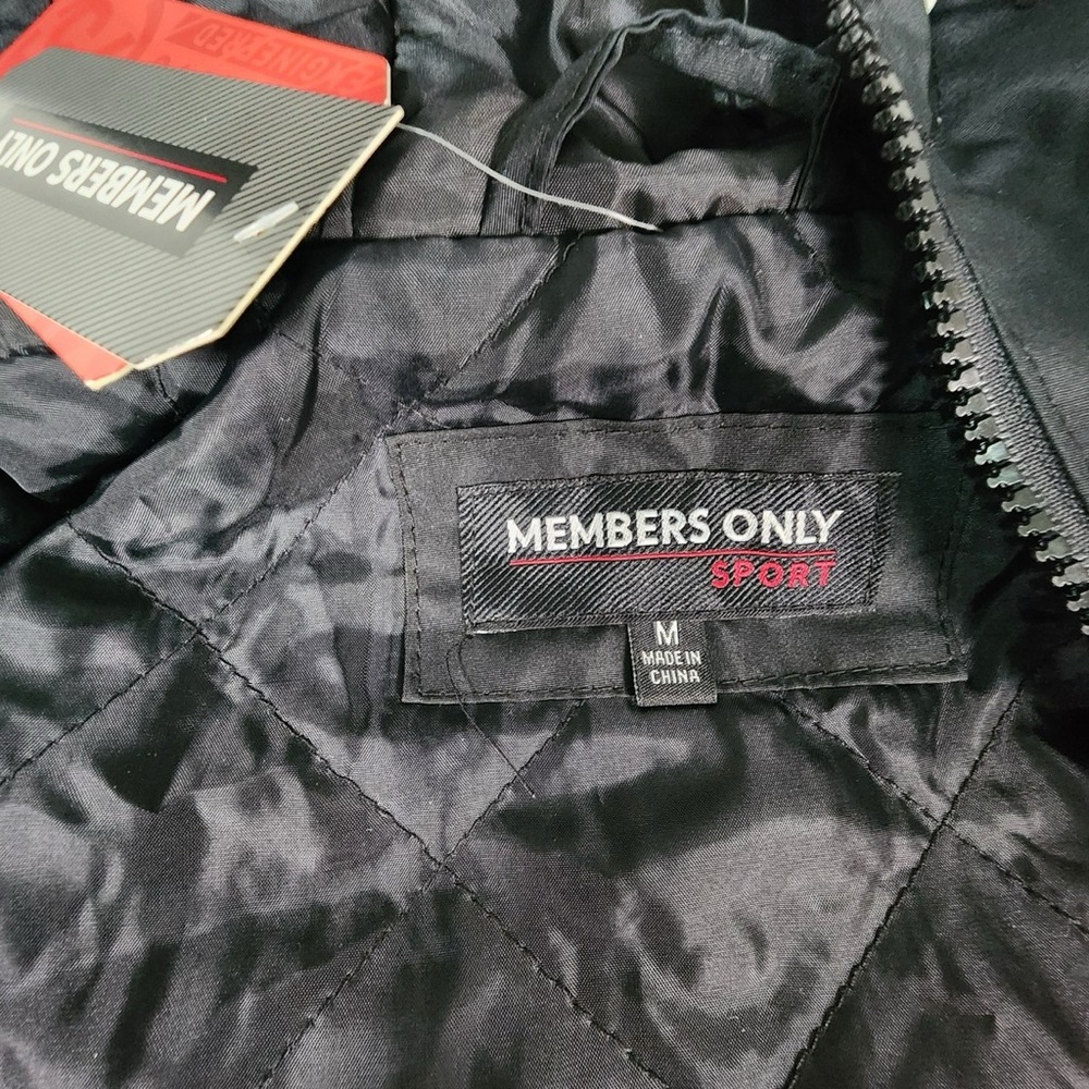 Members Only x NASA Black Anorak Jacket Men’s Size M - Picture 6 of 7